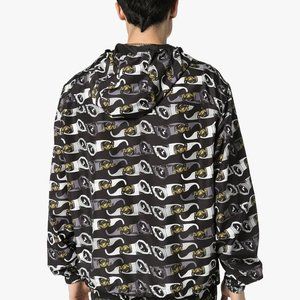 Versace hooded sunglasses-print jacket